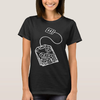 Söt Liten Leende Ansikte Tekopp Glad Ansikte Mysig T Shirt
