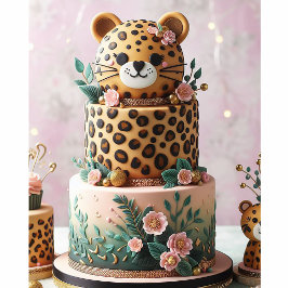 SÖT LITEN LEOPARDLAGKAKA