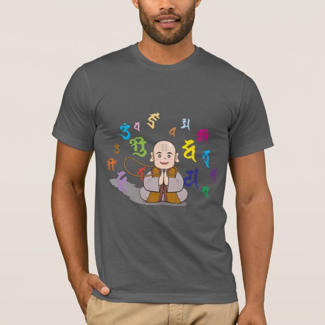 Söt liten munk t shirt (Framsida)
