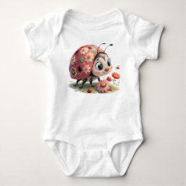 Söt liten nyckelpiga babyoverall - Söt natur I T Shirt