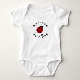 Söt liten nyckelpiga Personlig Mimis lilla kärleks T Shirt
