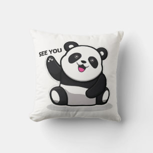 söt liten panda kudde