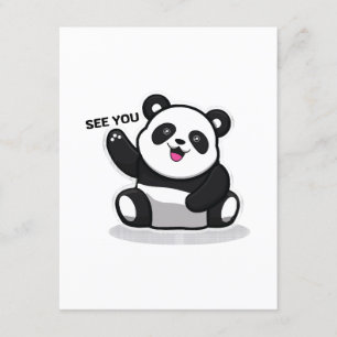 söt liten panda tilläggskort