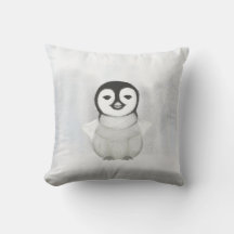 söt liten penguin teckning