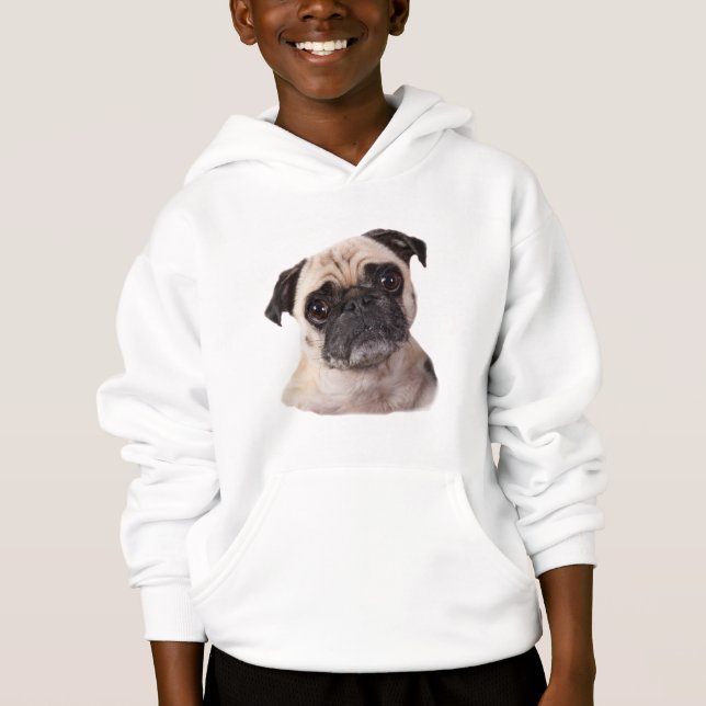 Söt liten pug hund tröja (Framsida)
