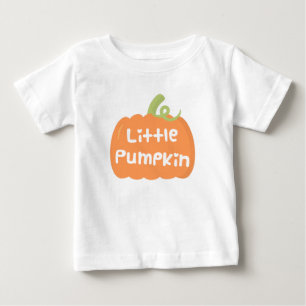 Söt Liten Pumpa Höst Baby T-Shirt