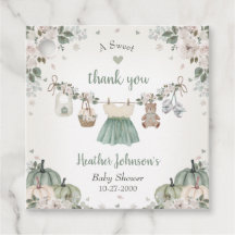 Söt Liten Pumpa Höst Bebis Shower