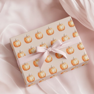 Söt liten pumpaflicka - Baby Shower Presentpapper