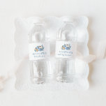 Söt liten Pumpkin Blue Autumn Shower Vattenflaskor Etikett<br><div class="desc">Söt liten Pumpkin Blue Autumn Shower-Vattenflaska</div>