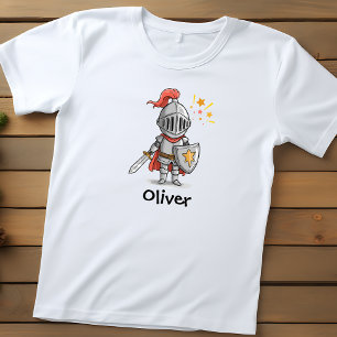 Söt liten riddare t shirt