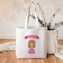 Söt liten rosa prinsessa för barn