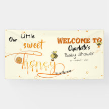 Söt Liten Söt Honung Droppande Baby Shower