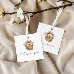 Söt Liten Sötnos Till Igelkott Baby Shower Tacksam Gåvor Etiketter