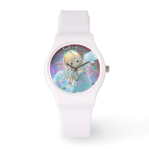 Söt Liten Stjärnängel Fantasy Konst Armbandsur