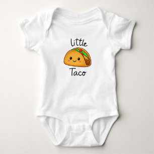 Söt liten taco-bebis onesie t shirt