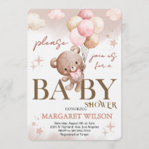 Söt liten teddybjörn bebisshower