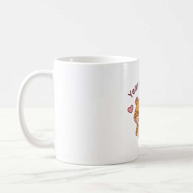 Söt Liten Tiger, Året för Tigern Kaffemugg (Vänster)