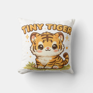 Söt liten tiger Kawaii Baby Tiger Cartoon Djur Kudde