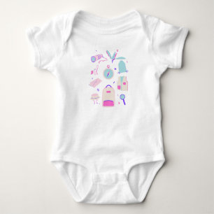 Söt liten upptäckar baby bodysuit t shirt