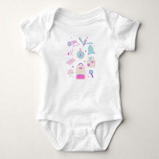 Söt liten upptäckar baby bodysuit t shirt