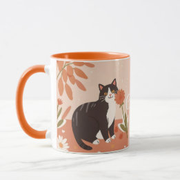 Söt litet kattunge Kattkaffe Personligt Mugg