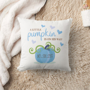 Söt litet pumpa baby shower servetter kudde