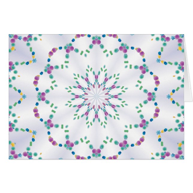 Söt Littel Garden Hälsningskort (Framsidan Horizontal)