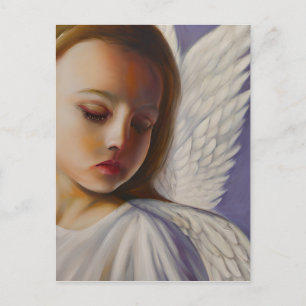 Söt Little Angel Child Vykort