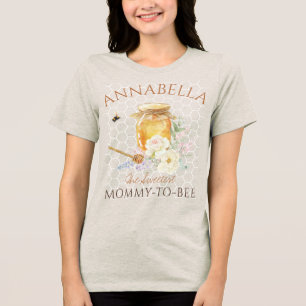 Söt Little Baby Shower mamma till Bee T Shirt