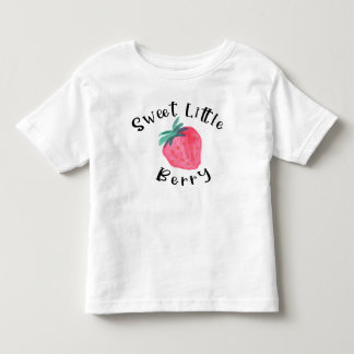 Söt Little Berry Strawberry Småbarn Tshirt T Shirt