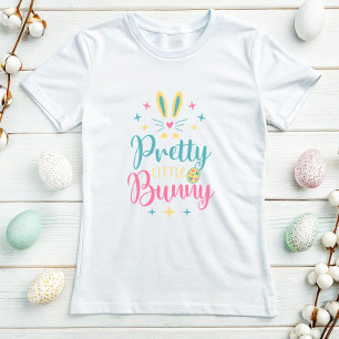 Söt Little Bunny Påsk Tee; Cute Pastel Vår T Shirt