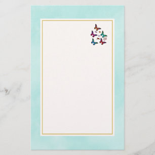 Söt Little Butterflies Brevpapper