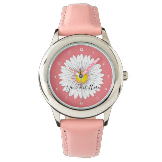 Söt Little Daisy Kids Rosa Stainless Steel Armbandsur