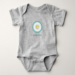 Söt Little Daisys - Teal T Shirt