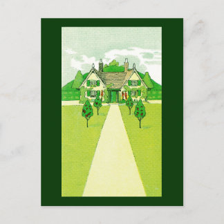 Söt Little House Vykort