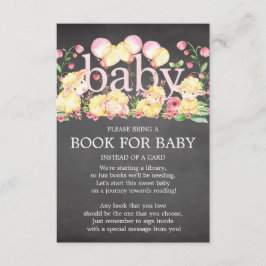 Söt Little Lamb Baby Shower Bok för Baby Inbjudningar