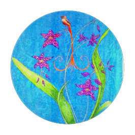 Söt Little Orchid Bird