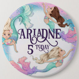 Söt Little Sjöjungfruars Pin Badg Knapp