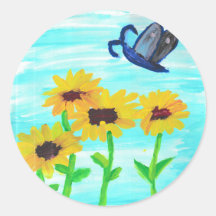 Söt Little Sunblommor