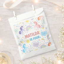 Söt Little Unicorns Party Favor Bags