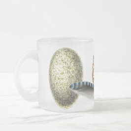 Söt livmugg frostad glasmugg