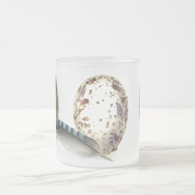 Söt livmugg frostad glasmugg (Center)