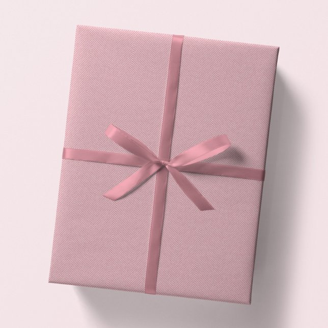 Söt, ljus rosa, herringbenvävnad, twektad effekt s presentpapper (Skapare uppladdad)