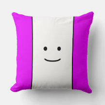 Söt ljus rosa vita ränder liten leende ansikte