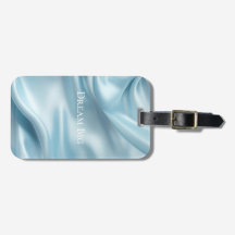 Söt Ljusblå femininin Faux- satatin