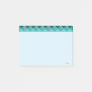 Söt ljusgrön mint post-it block