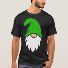Söt ljusgrön mössa julgnom t shirt