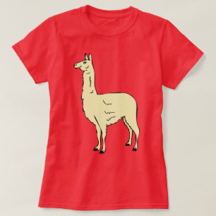 Söt Llama-design #1 T-shirt