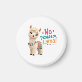 Söt LLama Kylskåpsmagnet