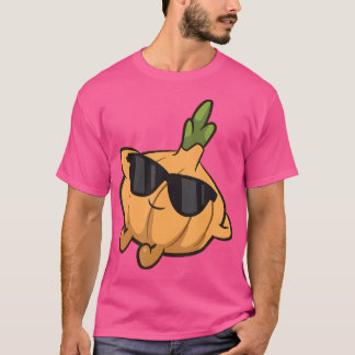 Söt Lök Frukt Avslappnande Lat Lök T Shirt